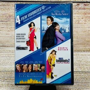 4 Film Favorites Sandra Bullock Comedy Collection [DVD] 🆕‎ NEW